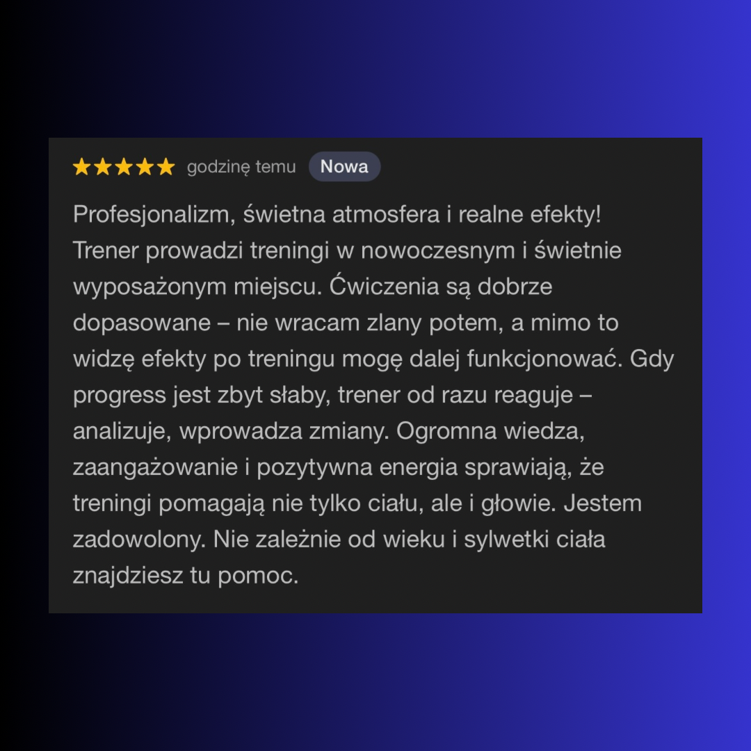 Opinia klienta 1